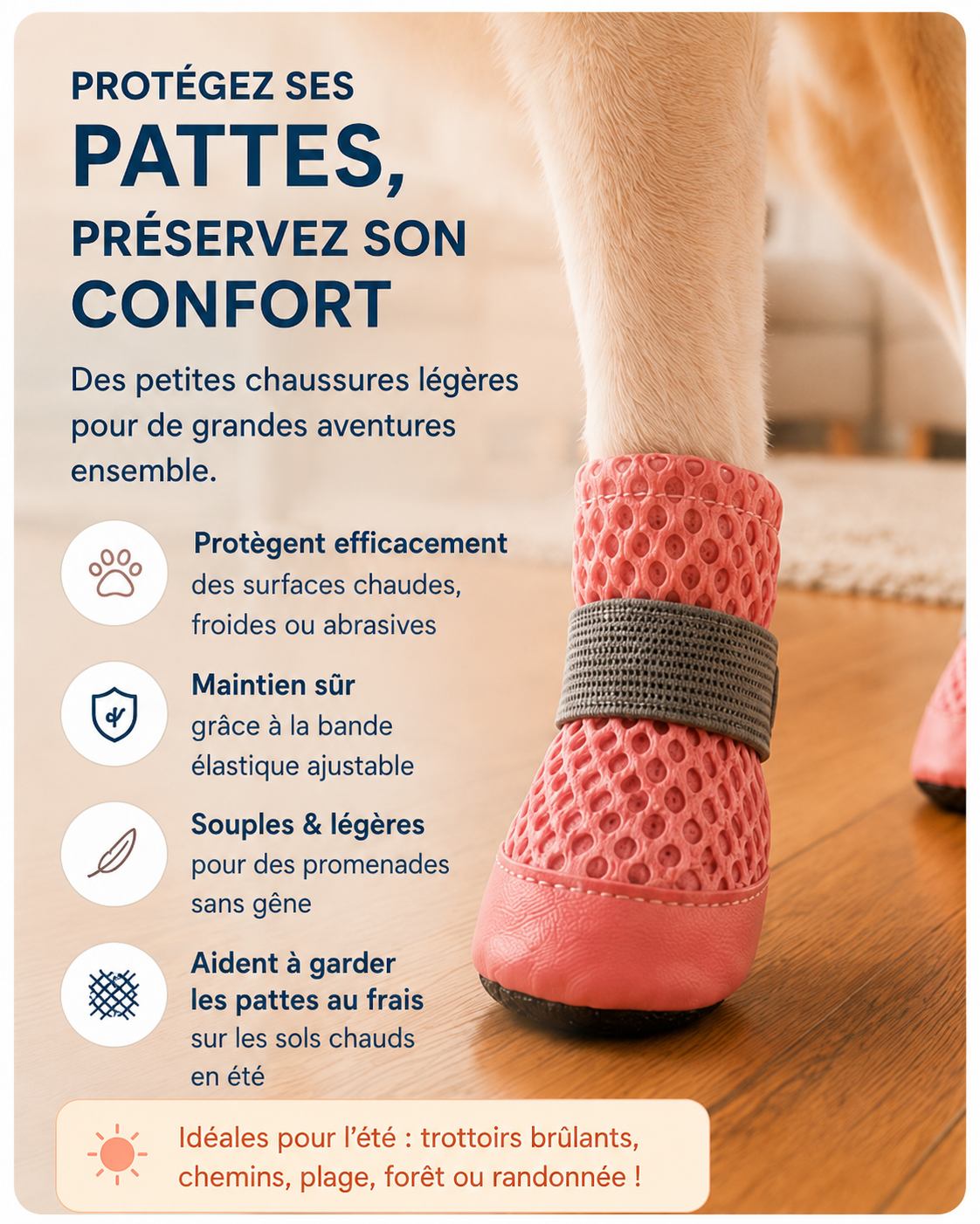 Les Chaussures Rafraîchissantes